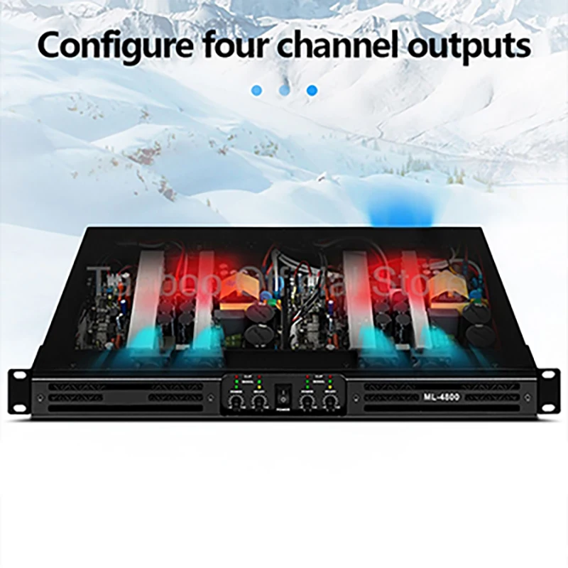 

850 Вт высокая мощность профессиональный усилитель звука 2/4 канала цифровой Hi-Fi аудио усилитель динамик KTV сценический домашний усилитель сабвуфера