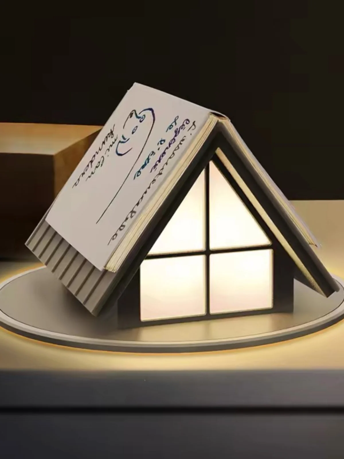 مرافقة مصباح المرجعية، جو إبداعي لغرفة النوم، ضوء ليلي للمنزل الصغير الراقية، مكتب ديكور بجانب السرير في الغرفة الدافئة la #3