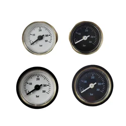 1/8BSP,M10 Thread 28mm Dial Precision Air Pressure Gauge FX Manometer 350Bar