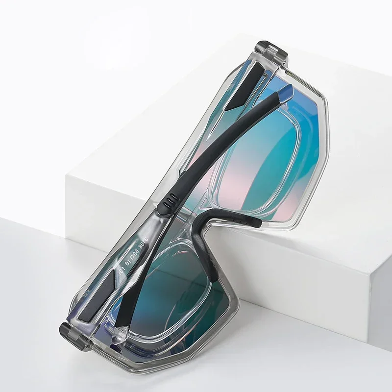 

KIZN поляризационные уличные очки Tr90 в оправе для мужчин и женщин, солнцезащитные очки UV400, спортивные очки для близорукости, пешие прогулки по рецепту от -0,50 до -10