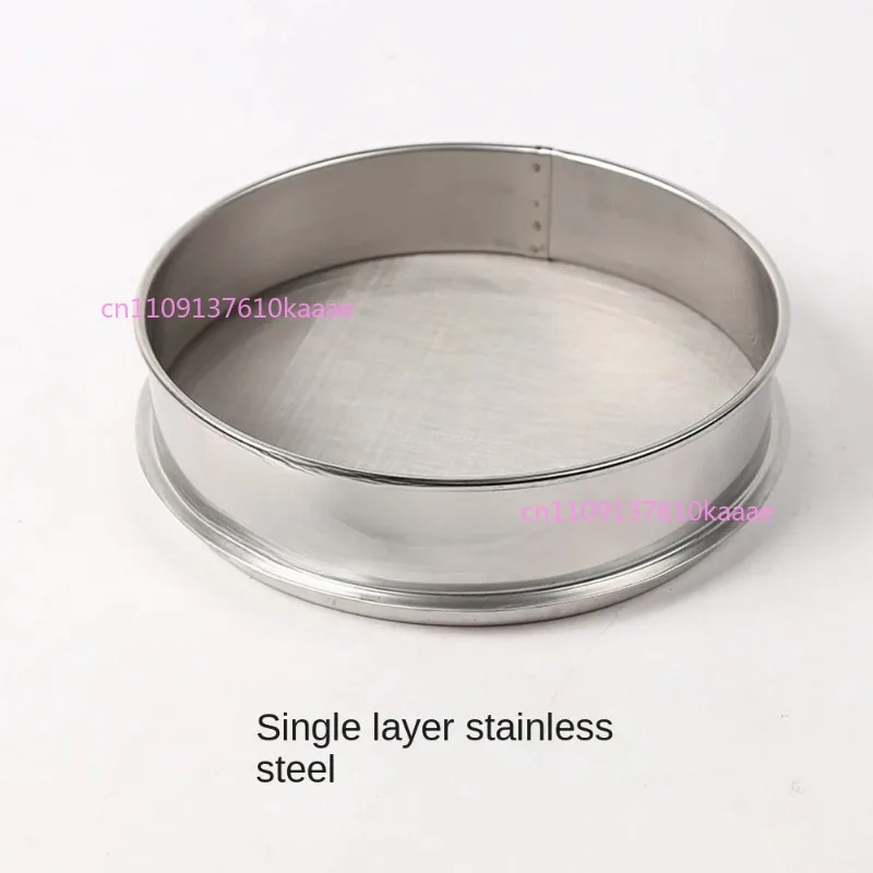 20cm Sieve Set Laboratory Standard Sampling Inspection Test Sieve 304 Stainless Steel Filter Mesh Aperture 0.075-2mm 10-200 Mesh