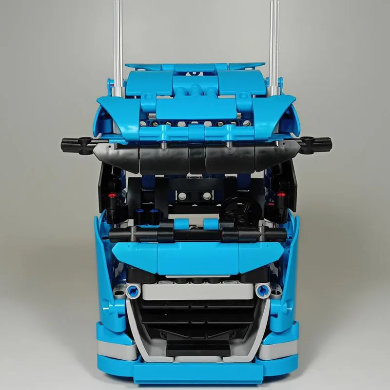 

MOC-262397 New Classic Freight Semi-Trailer Truck Building Block Model 628 Parts Creative Boys Children's Birthday Toy Gift
