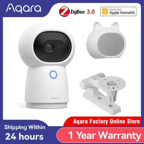 Aqara G3 Camera Aqara G3 Smart Camera Hub Gateway Edition WIFI 2.4/5GHz AI-Powered Recognition 2K HD 360-Degree Panoramic Tour For Homekit APP