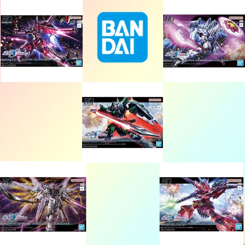 

Bandai оригинальная серия GUNDAM HG MIGHTY STRIKE FREEDOM BLACK KNIGHT аниме фигурка в сборе модель игрушки