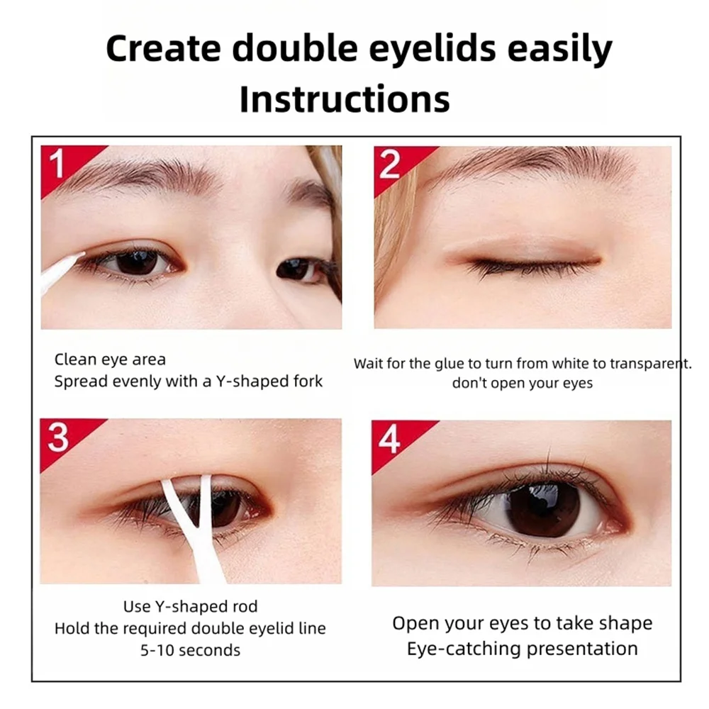 12ml Waterproof Eyelash Glue Double Eyelids Glue Lasting Strong False Eye Lash Glue Adhesive Professional Makeup Beauty Tools