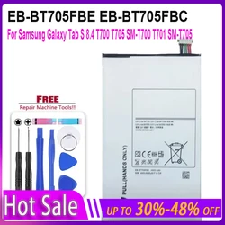 Tablet Battery for Samsung GALAXY Tab S 8.4 SM T700 T705 EB-BT705FBE 4900mAh Portable Batteries Warranty + Track NO