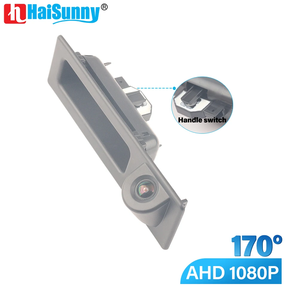 AHD 1080P Night Vision Vehicle Rear View Camera For BMW 5 3 Series F10 F11 F30 F31 F32 X3 F25 F46 X1 F48 F22 With Handle Button