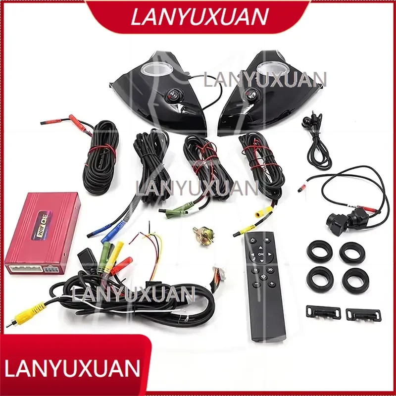 3D HD 360 Surround View Monitoring With 4 Ways DVR Recorder Cameras for Range Rover Vogue L405 Ranger Rover Sport L494