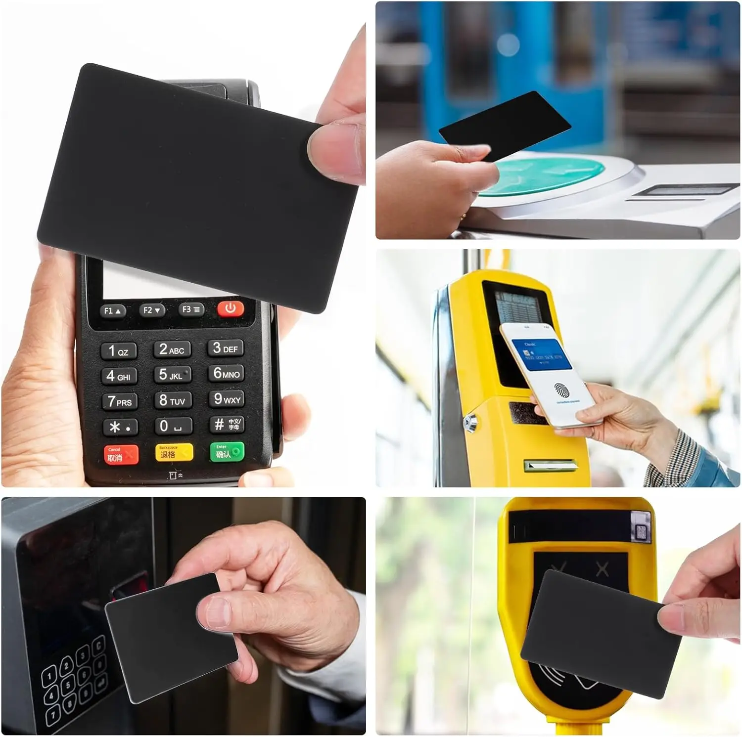 20 個 NFC カード書き換え可能な NT PVC カードブランク簡単便利なプログラマブル NFC 名刺チップ 504 バイトメモリ