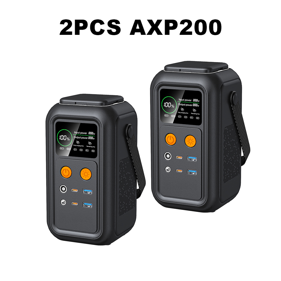 CTOLITY AXP200 192Wh 200W 60000mAh Solar Generator Portable Mobile Power Station Lifepo4 Battery For Outdoor Energy Storage RV 