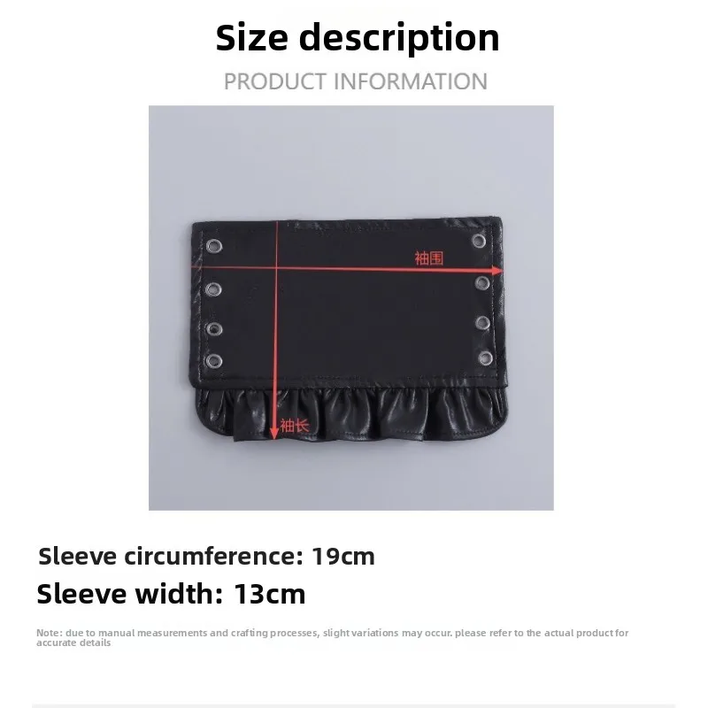 2025 الجديد الأكثر مبيعاً مزاجه الأنيق الأكمام وهمية الأسود البساطة شخصية حلوة كول الدانتيل متابعة الأصفاد وهمية