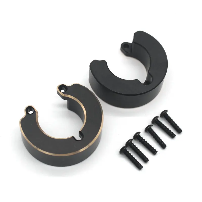 Yikong 4106 YK4107 RC 1/10 Remote Control Car Brass Counterweight Front Axle Steering Cup Rear Wheel Seat Fittings