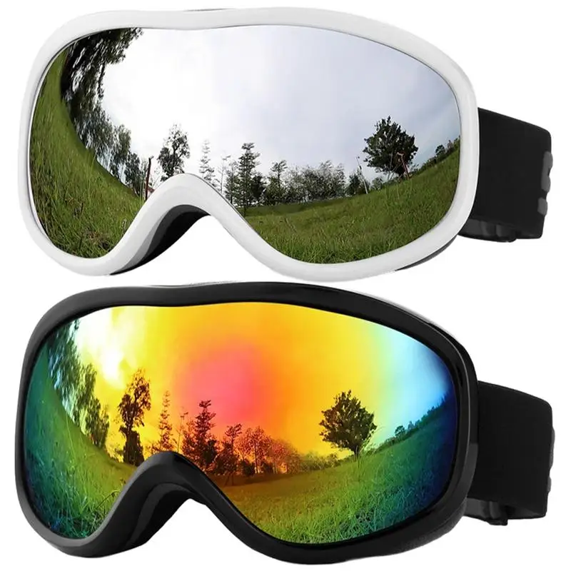 Ski Goggles High Definition Snow Goggles Cold Weather Eye Protection Outdoor Sports Adult Youth Goggles for Skydiving Cycling