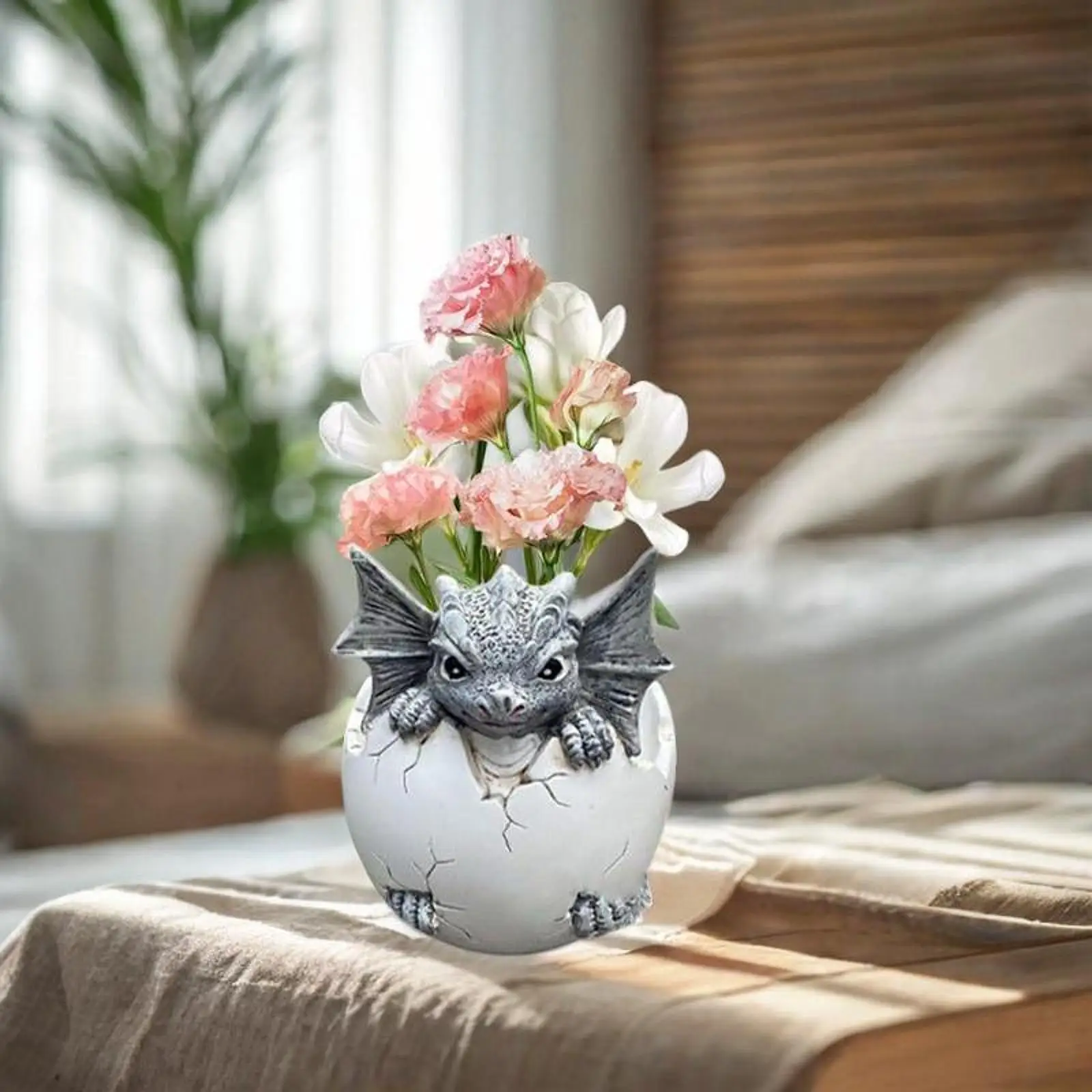 

Mini Animal Succulent Planter Pot Dinosaur Shaped Resin Small Succulent Container for Shelf Home Office Desk Desktop Gift Hotel