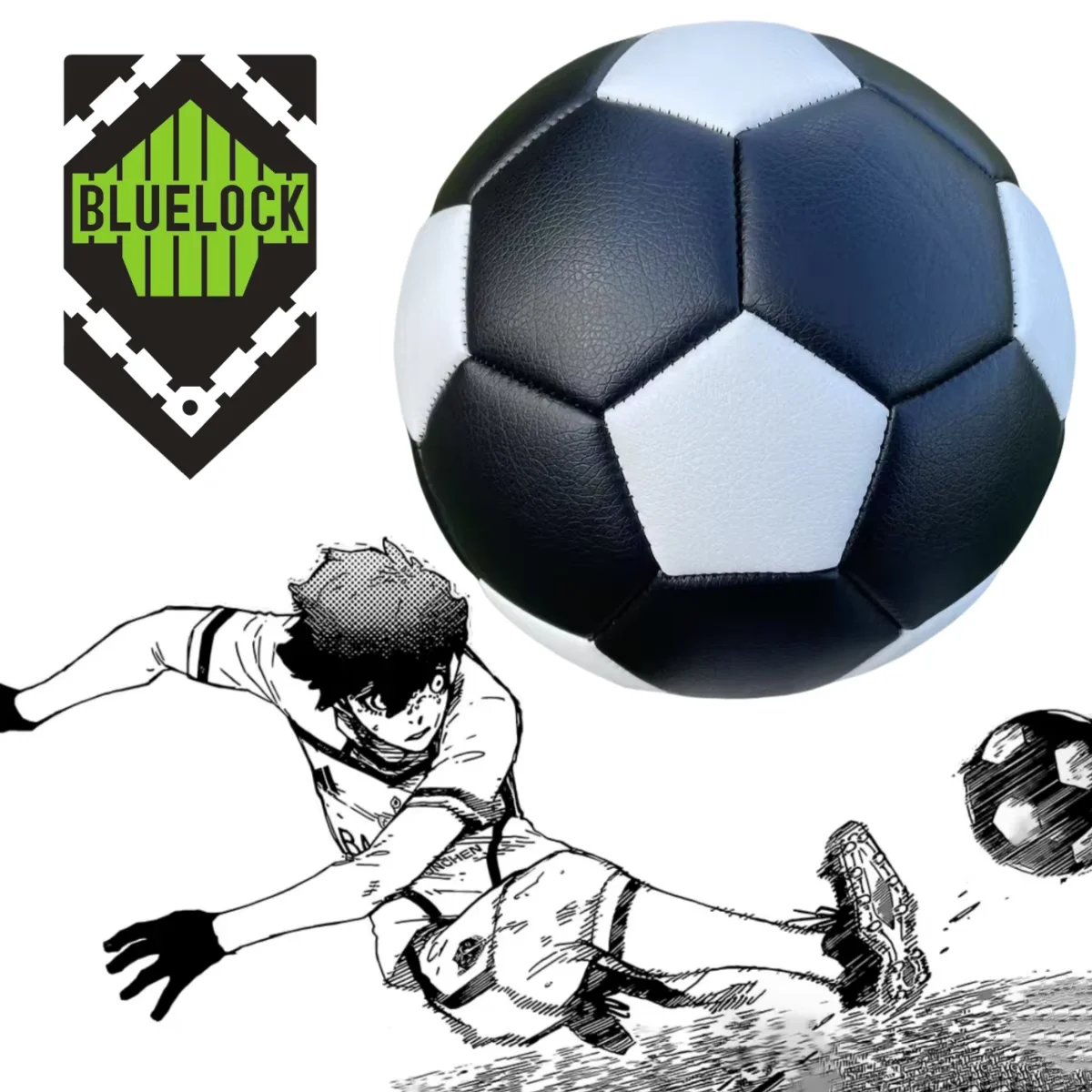 

Футбольный мяч в стиле аниме BLUE LOCK Kaiser Ness Match Football для взрослых, тренировочный футбольный мяч из искусственной кожи # 5 футбольных мячей, швейные мячи, реквизит для косплея