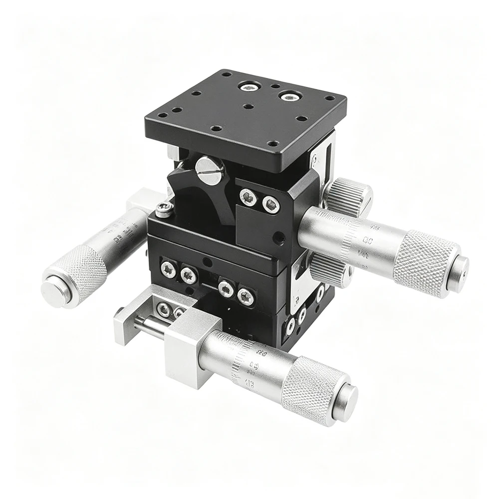 XYZ Axis 40mm LD40‑LM LD40‑CM LD40‑RM Fine-Tuning Sliding Table Adjustment Platform Displacement Platform Linear Guide Rail