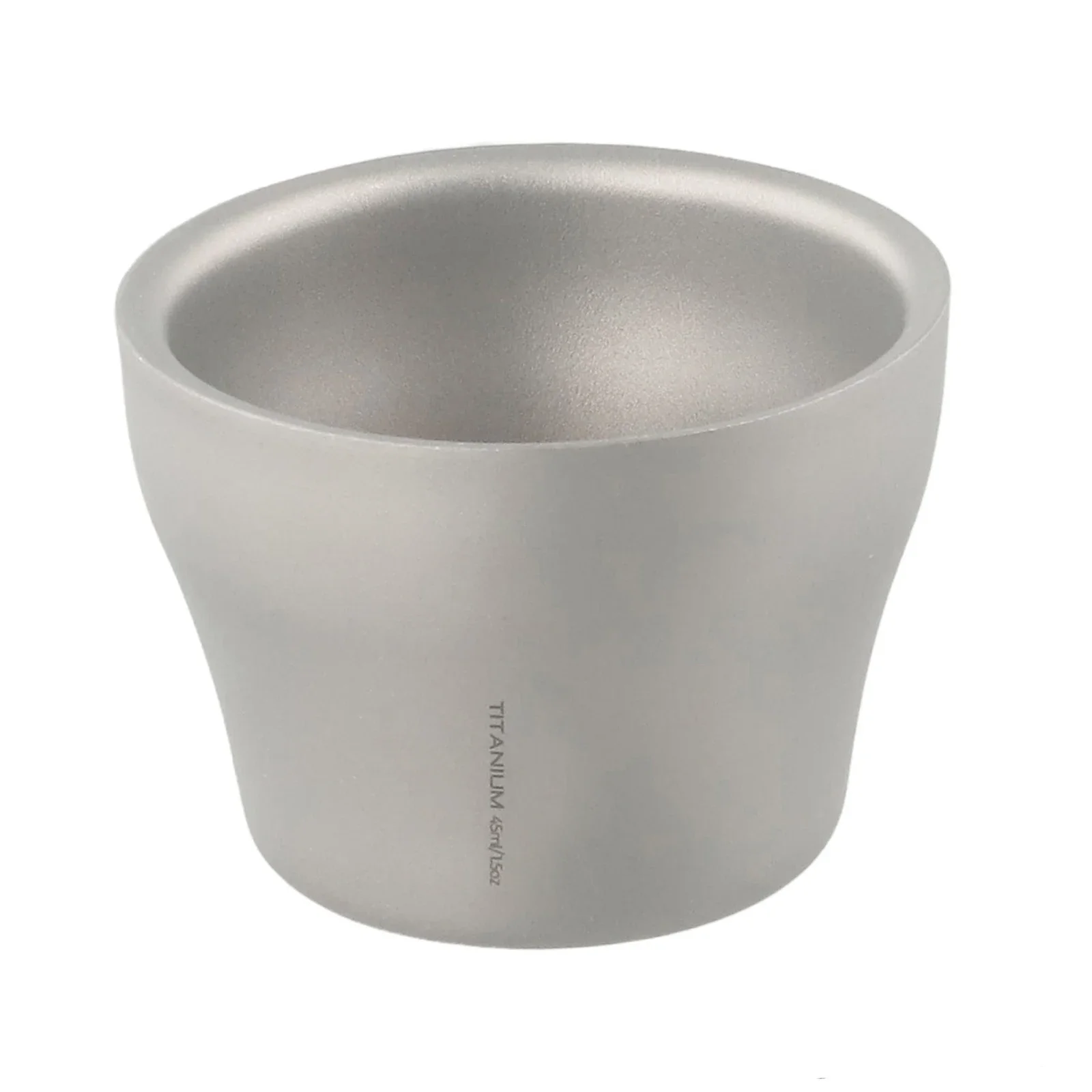 Wine Cup Double Wall Cup Inner Dia 49mm 1.9inch Net Weight 22g 0.8oz Protect Stackable Design Travel Ultralight