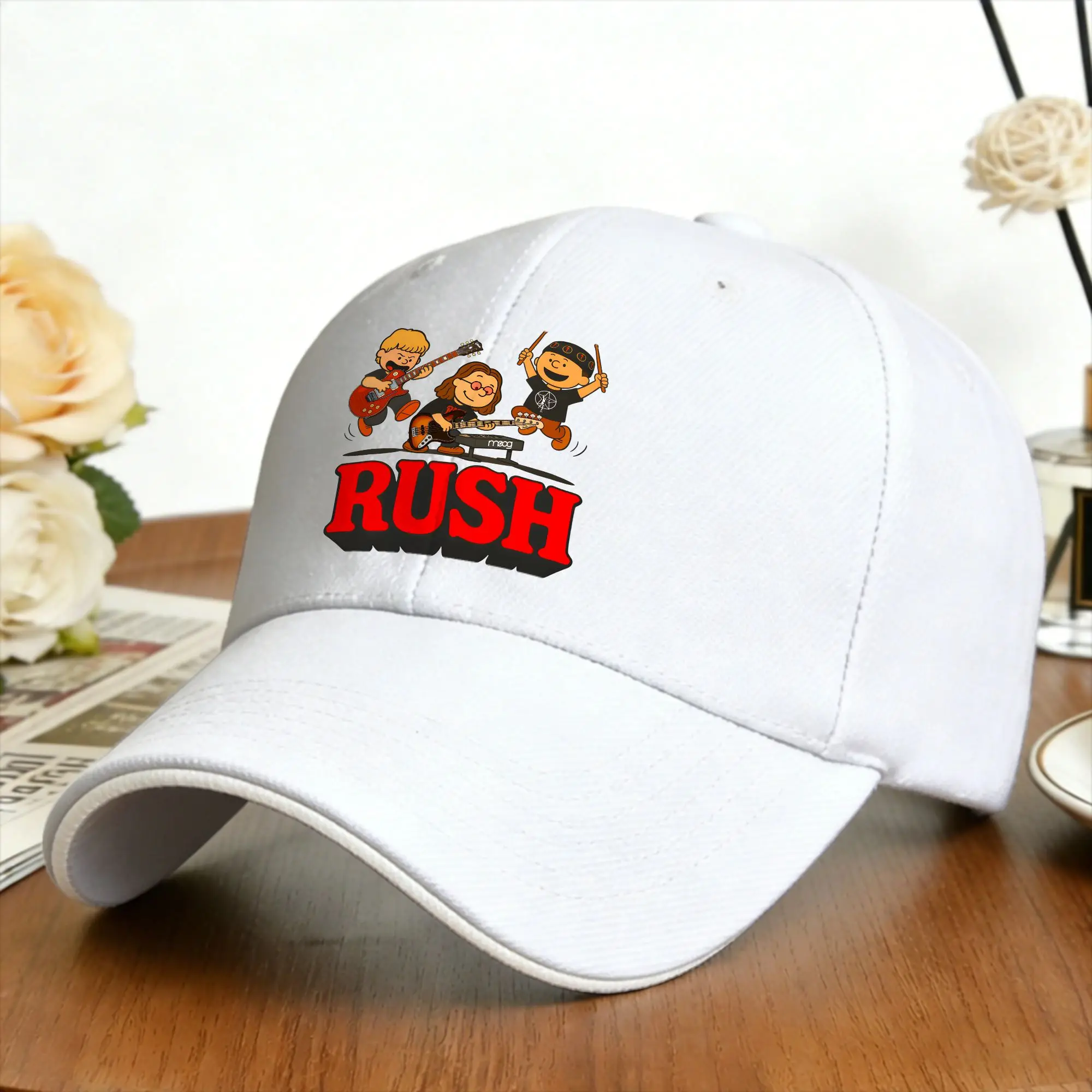 Rush Model Black Tour Concert Casual Baseball Cap Summer Rush Band  Trucker Hat Outdoor Sports Hip Hop Hats Baseball Caps