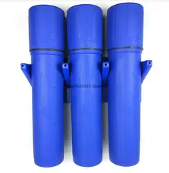 1pc 80x375mm Blue PP 10LB 4.5KG Rod Guard Welding Weld Electrode Rod Storage Hanging Tube Container Hold Bottle