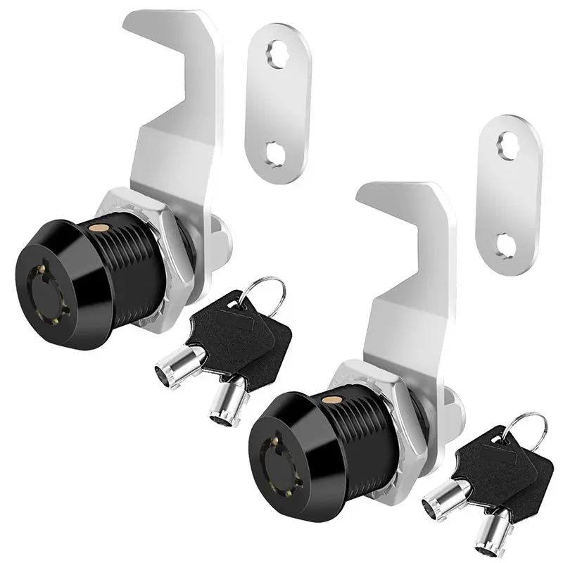 

A60zblack Tool Box Lock With Key, Same Key Cabinet Lock, Hook Cam, Cam Lock,Zinc Alloy,RV LOCK CM1917 Cm1930may