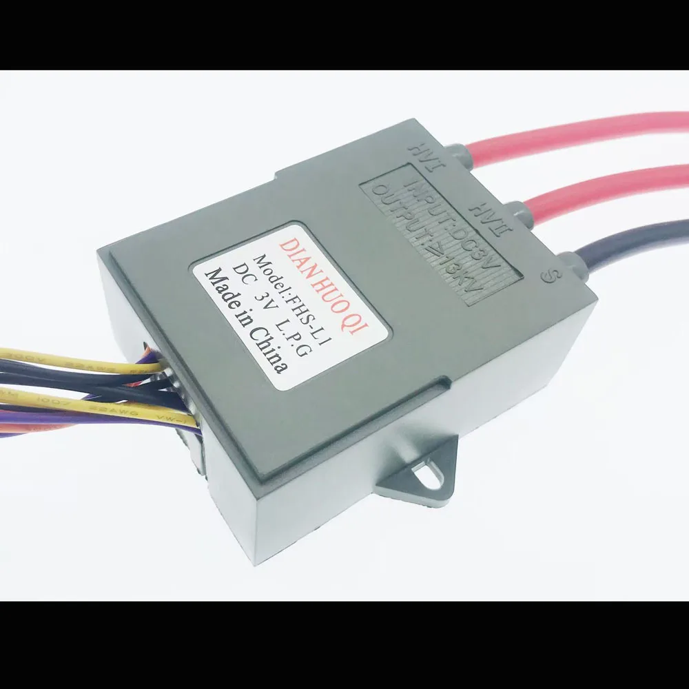 تيار مستمر 3 فولت موقد غاز اشتعال مزدوج مع التحكم في درجة الحرارة وعرض نبض الشاعل 12 أسلاك لبوش سخان مياه يعمل بالغاز