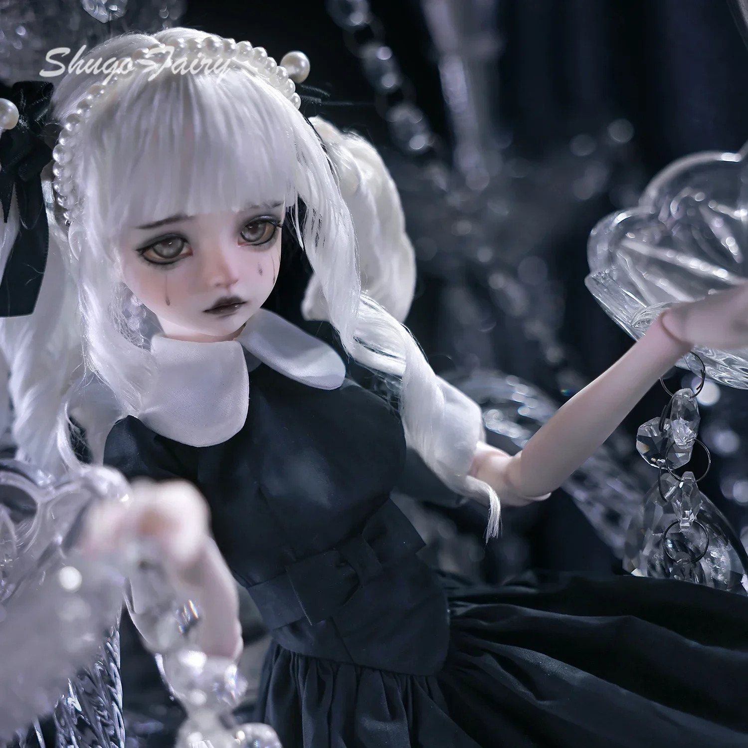 Shugafairy Kikyou Bjd Doll 1/4 Weep Nun Bariy Big Chest Gothic Maiden Religious Style Horror Night Ball Jointed Dolls