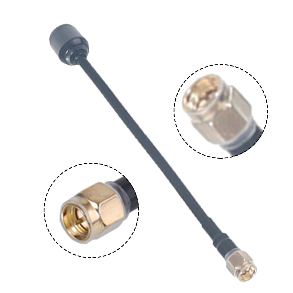 1pcs 5.8G Right Handed Lollipop Antenna Circular Polarized Antenna RHCP LHCP SMA/RP-SMA MMCX IPEX 5600-5925MHZ Frequency Range ﻿