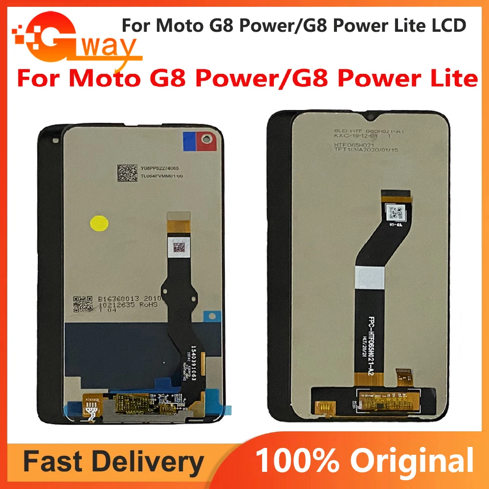 

Оригинальный дисплей для Motorola Moto G8 Power LCD XT2041 XT2041-3 XT-2041-1 ЖК-дисплей с сенсорным экраном в сборе для Moto G8 Power Lite LCD