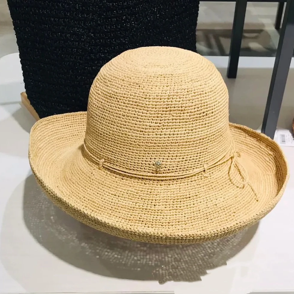 

Summer Women's Sun Protection Large Brim Fiing Hat Beach Vaion Staing Cap Casual round Top Sle for All Ages