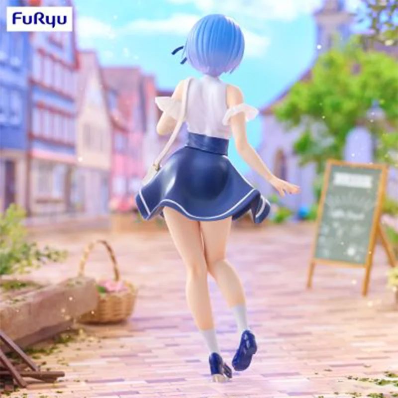 

【100%original】FuRyu in Stock Re:Zero Kara Hajimeru Isekai Seikatsu - Rem - Trio-Try-iT Figure - Date Plan Garage Kit Gifts Toys