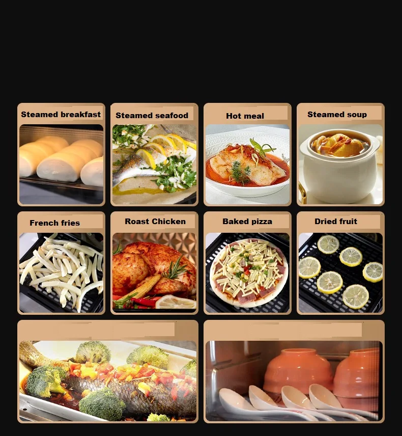 Household Fully Automatic Electric Machine Multifunctional Household New Large Capacity Oil-Free and Low-Fat Air Fryer