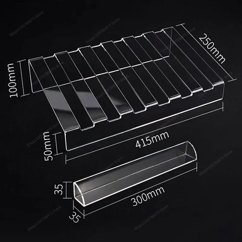 FOR Transparent Macaron Donut Display Rack Cake Bottom Support Acrylic Macaron Box Cookie Box Dessert Cold Food Set Table