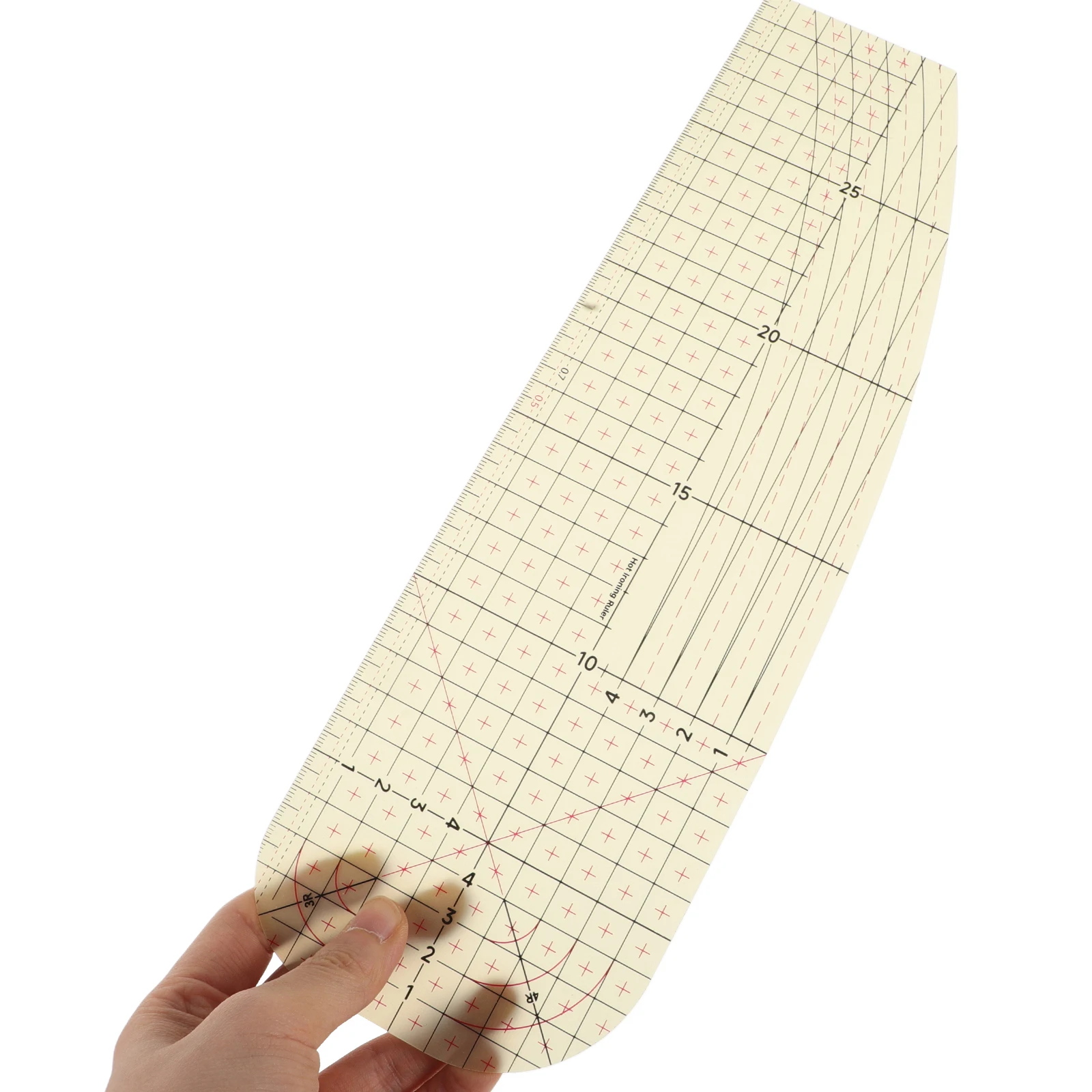 

Ironing Ruler Hemming Tool High Temp Resistance Plastic Metric Hot Press Sewing Guide Ruler tools metric hot hem for sewing