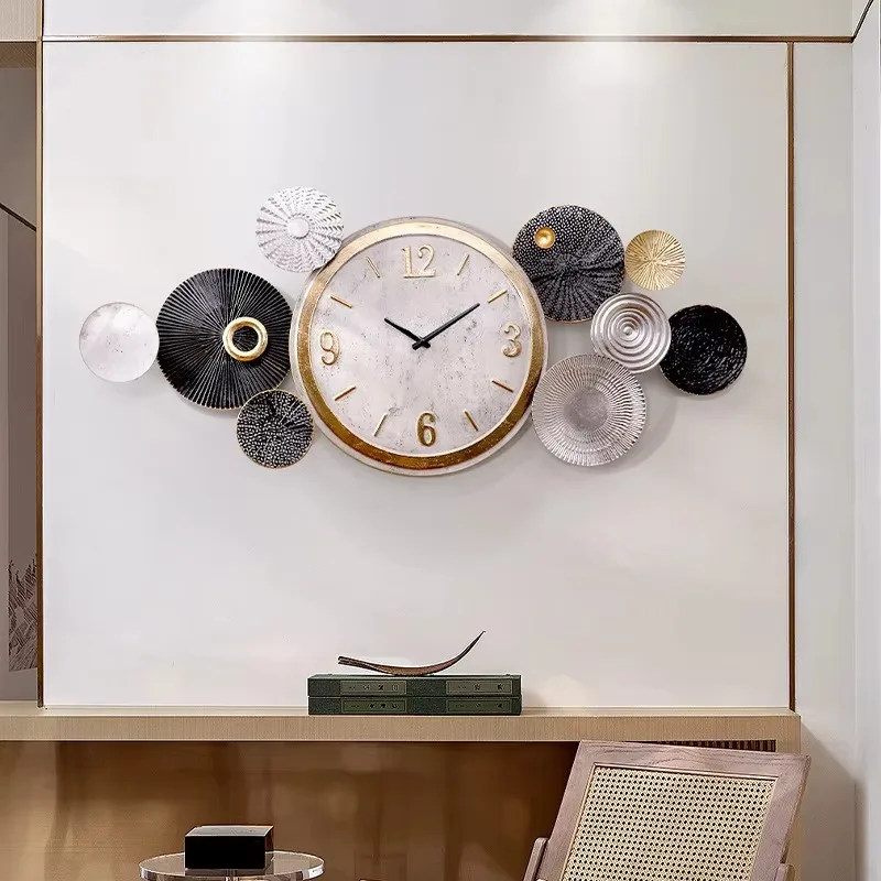 Unusualhands Large Wall Clock Steampunk Premium Retro Aesthetic Wall Clock Cozy Luxury Relojes De Pared Home Decor Items