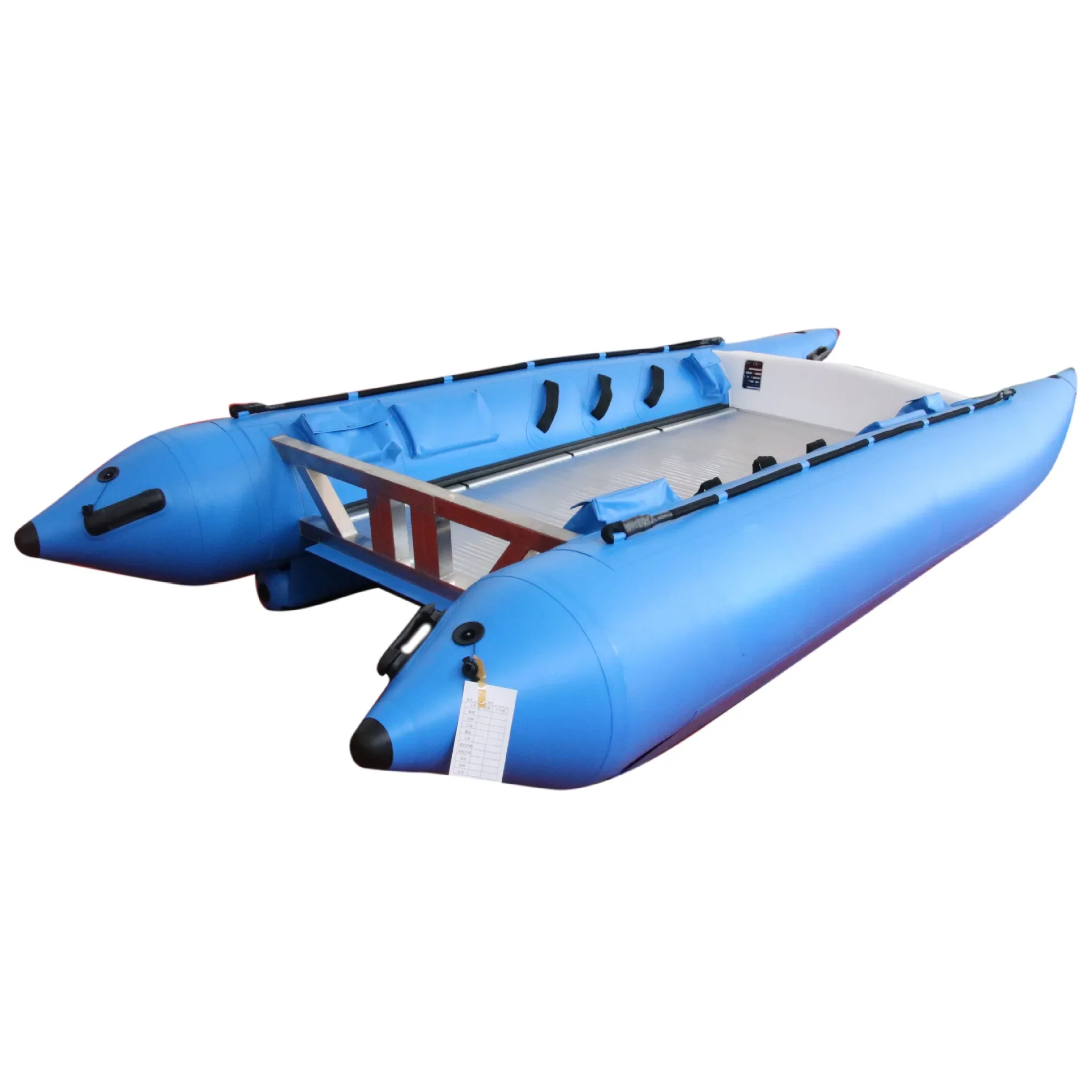 4.1 m inflatable high-speed fishing  boat inflatable canoe 3 person 520 drop stitch drifting boat