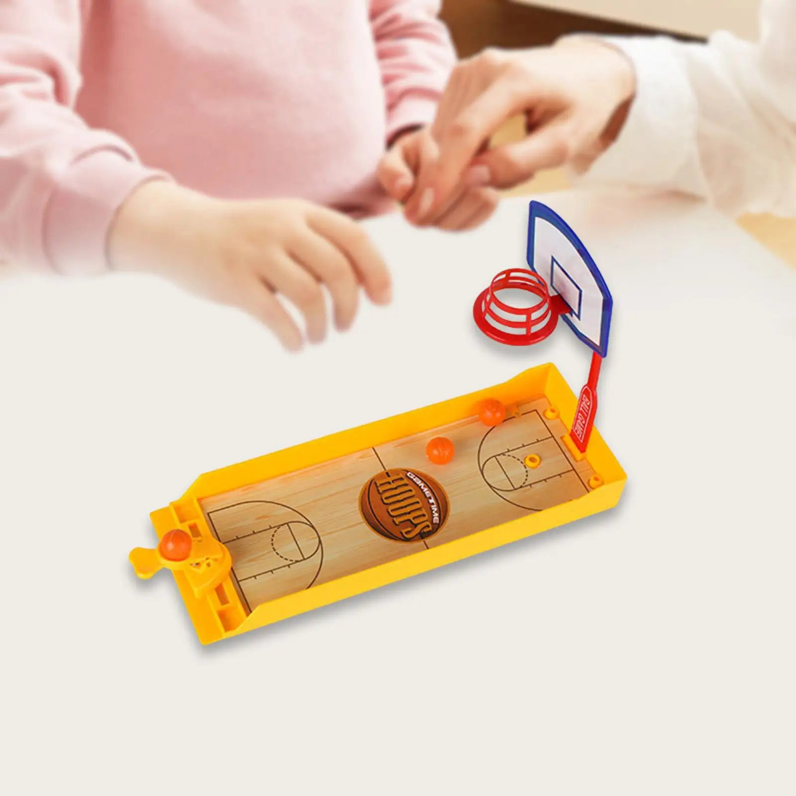 Mini Desktop Basketball Game Parent Child Interactive Office Game Miniature Basketball Toy for Kids Boys Girls Adults Children