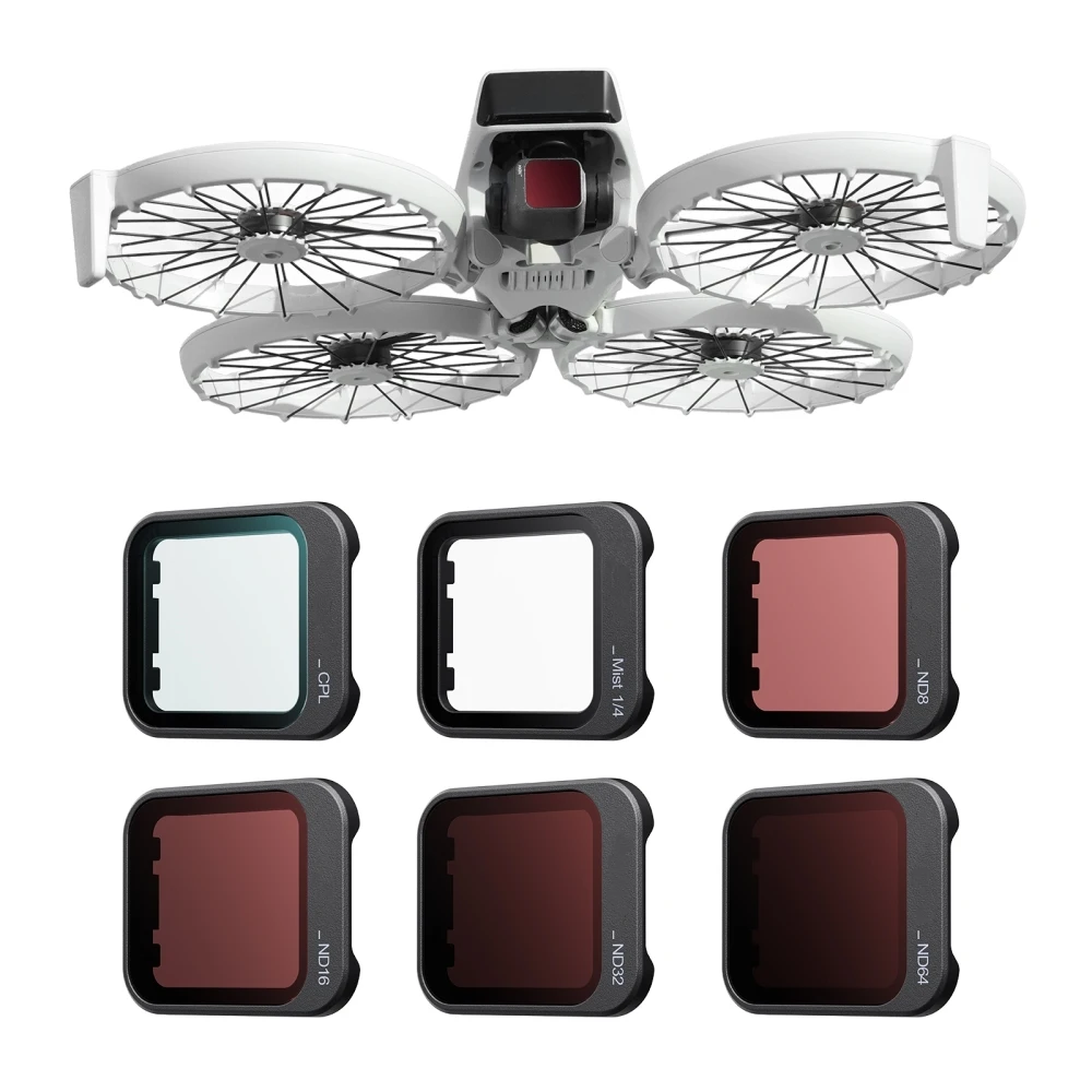 مجموعة مرشح لملحقات كاميرا عدسة الوجه DJI Flip ND لتقليل الضوء CPL