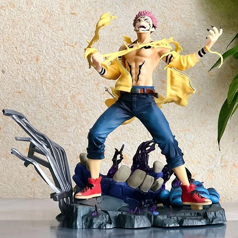 Jujutsu Kaisen Ryomen Sukuna Action Figure Anime Figuras Toys ZERO FZ Model Ornament 27cm Manga Figurine Peripheral Gift for Kid