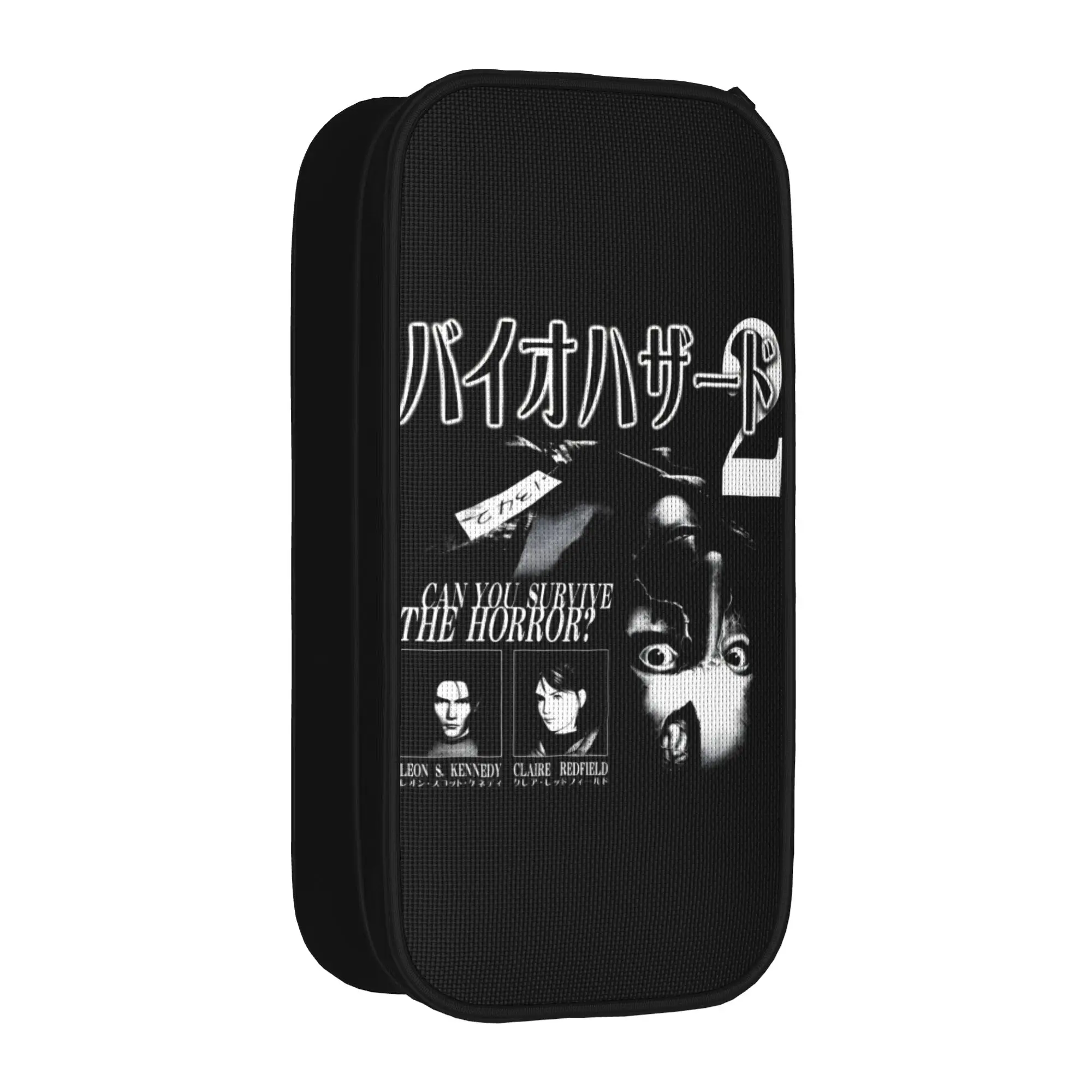 Fun Residents Evils Game Pencil Case  Pencil Pouch Pen Holder for Girls Boys Large Storage Bag Office Gifts Stationery