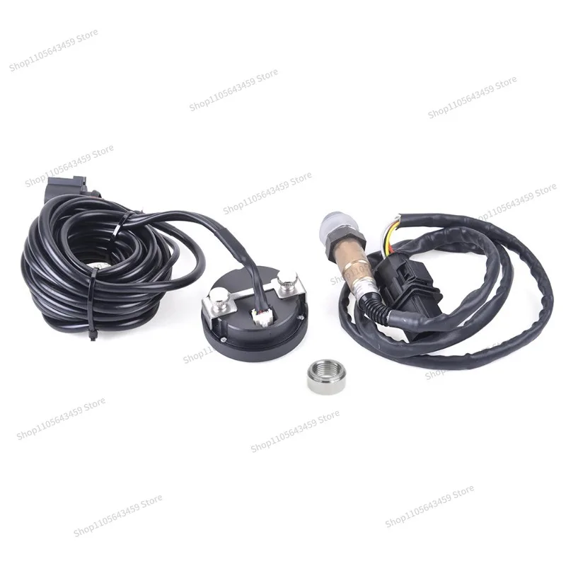Suitable for car modification 12V second-generation universal integrated air-fuel ratio instrument wide area oxygen sensor