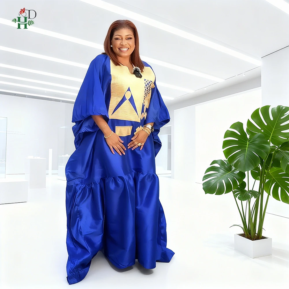 Afrikaanse Kleding Voor Vrouwen Dashiki Ankara Turkije Outfits Jurk Plus Size Bruiloft Jurk Kaftan Boubou Gewaad Kerst Gewaad