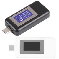 KEWEISI Type-C Usb Meter Tester Power Meter Usb Multimeter Voltage And Current Tester 0-5.1A 4-30V Usb Power Tester Tester Displ