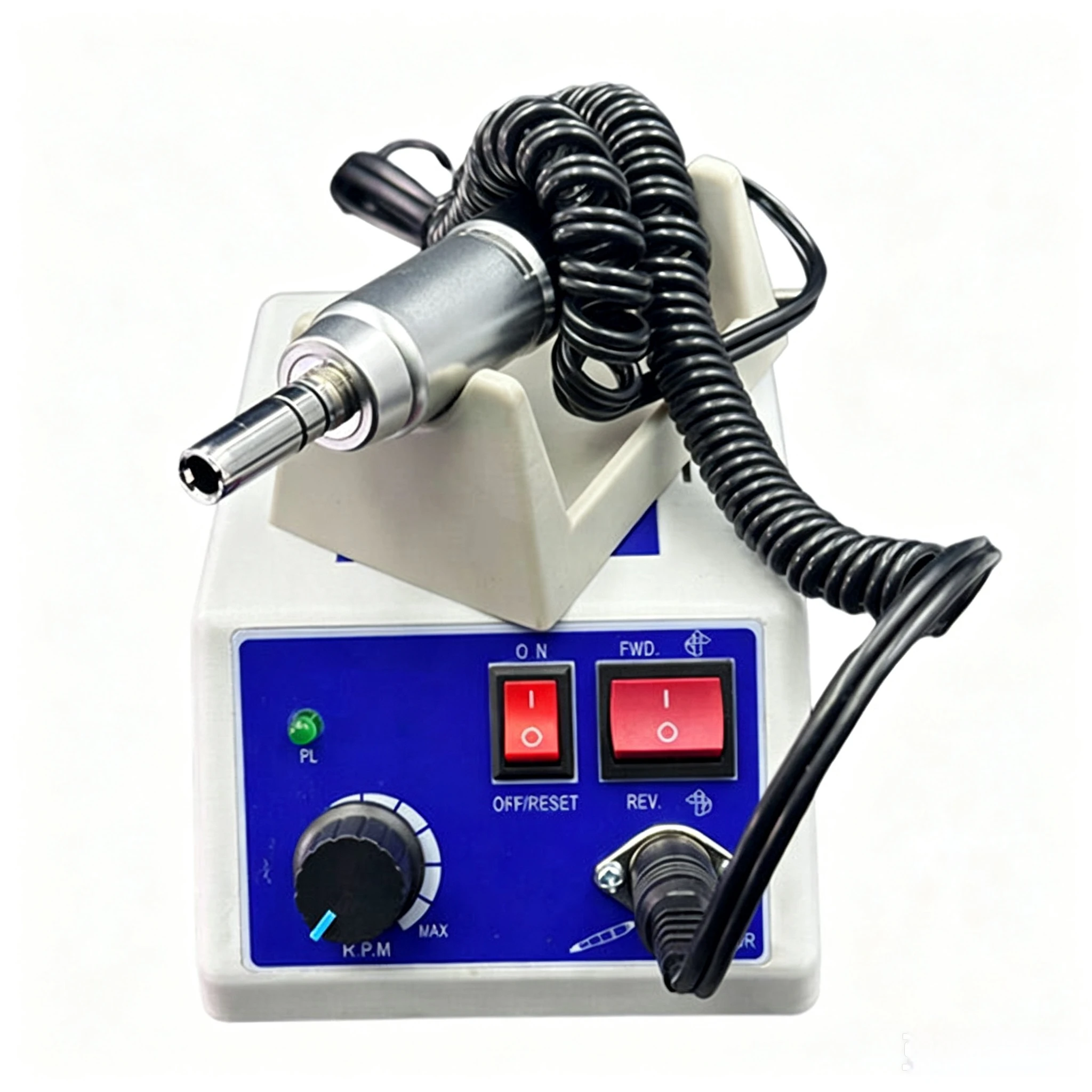 Dental Micro Motor Polishing  Adjustable Speed Foot Control Straight Contra Angle Handpiece Dental Lab Grinding