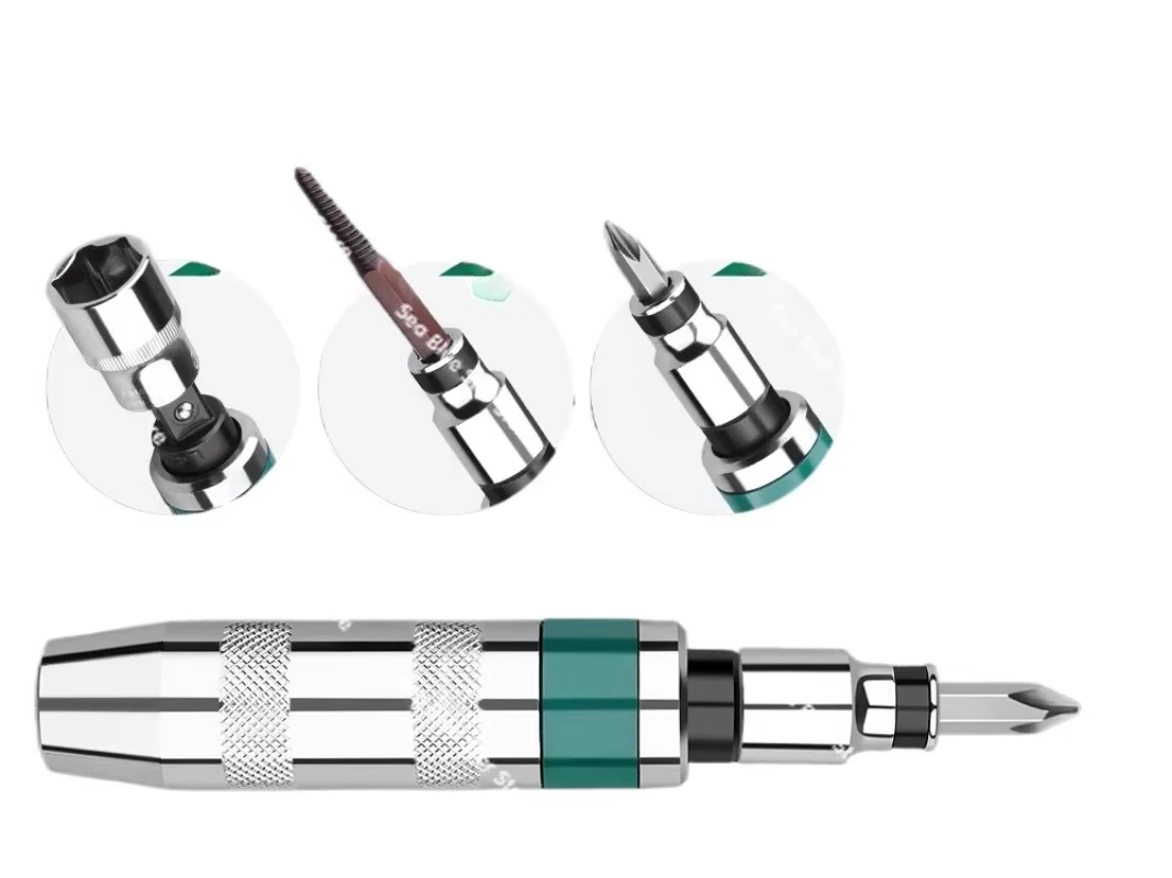 Knockable screwdriver remover, high-strength hammer impact screwdriver, industrial grade