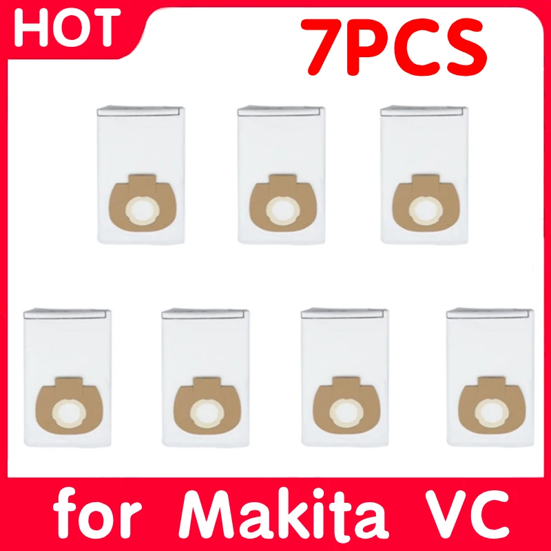 7PCS for Makita VC2010L VC2512L VC2012L VC3011L VC3012L Clean Vacuum Accessories Sweeper Vacuum Dust Collection Bag Filter