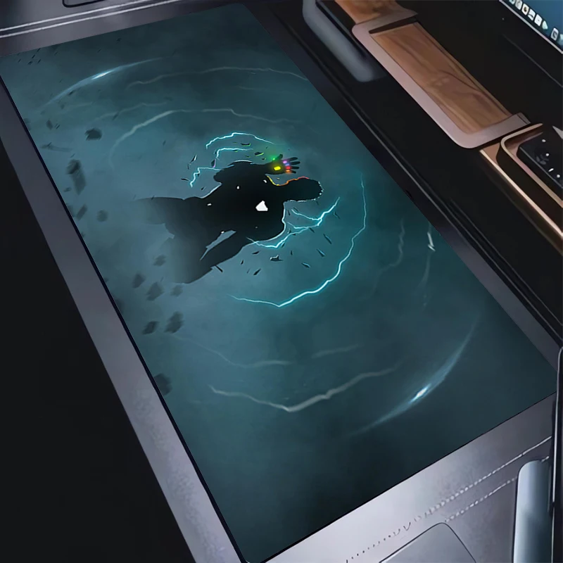 

Mouse Pad Mousepad Computer Anime Iron Man Keyboard Pad Gaming Extended Mouse Mat Gamer Soft Office Carpet Table Mat Desktop Mat