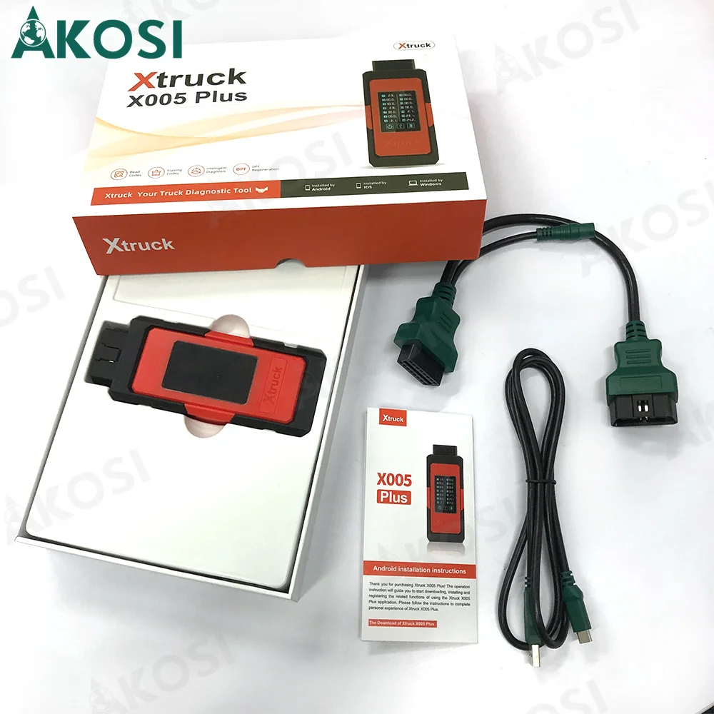 Xtruck X005 plus Intelligent Diagnosis ECU Quick Flashing post-processing diagnosis vehicle type system support Sinotruck