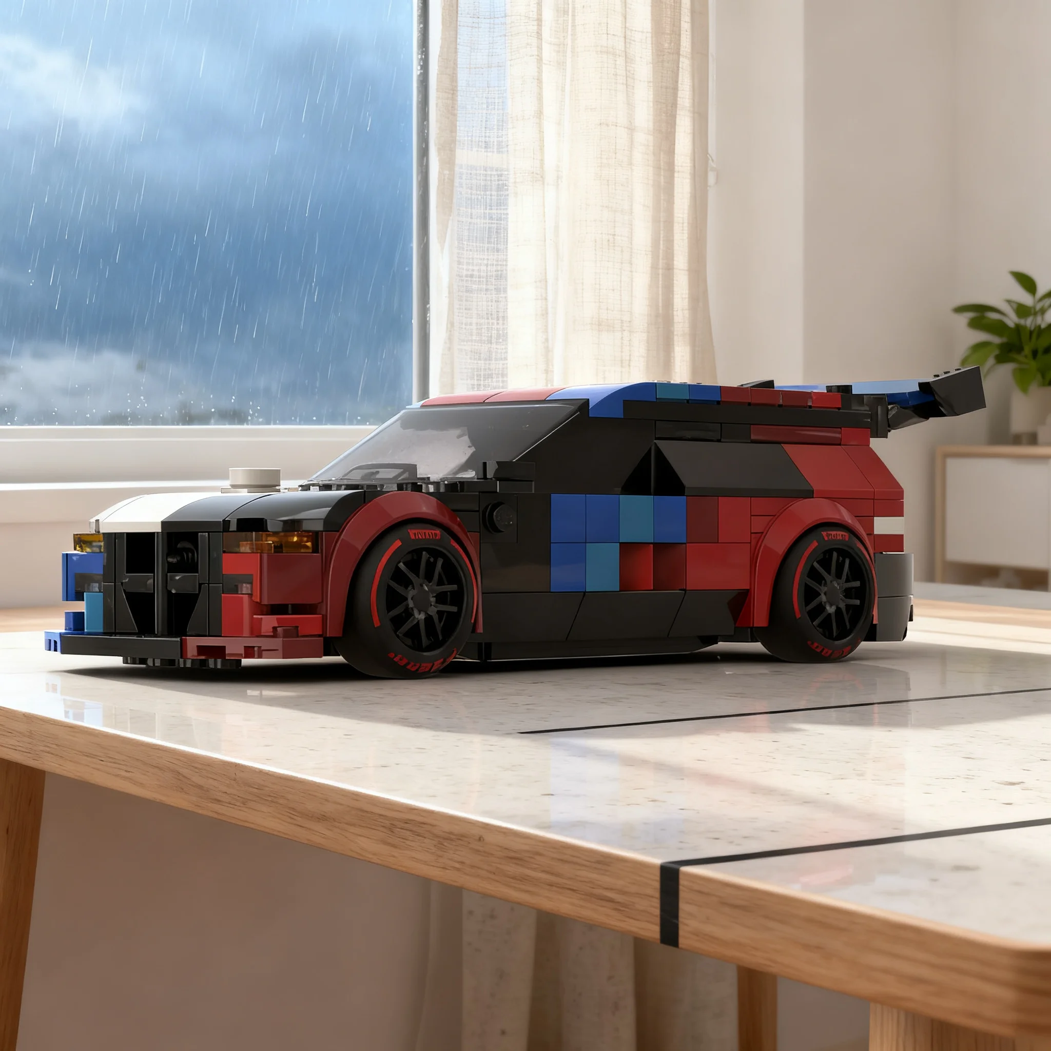 308 pièces MOC BMW M3 Turing GT3 Evo City Champions Modèle Jouets Blocs de Construction Architecture Cadeaux de Noël DIY Anniversaire à Assembler