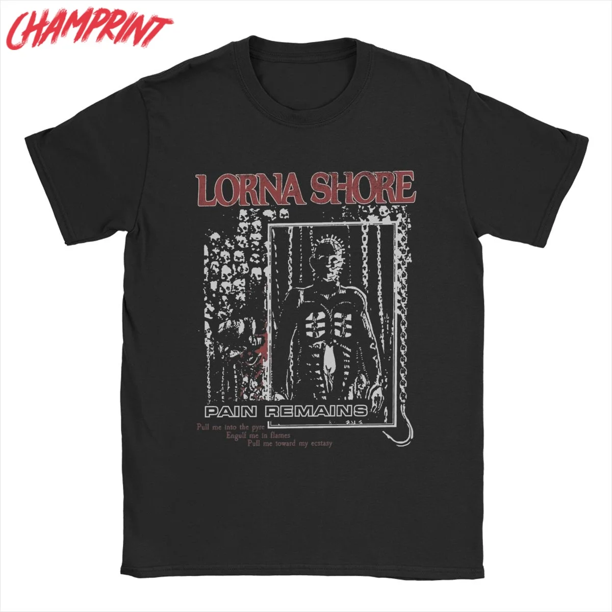 Lorna Shore Hellraiser Men's T Shirt Awesome Tees Short Sleeve O Neck T-Shirt 100% Cotton Gift Idea Tops