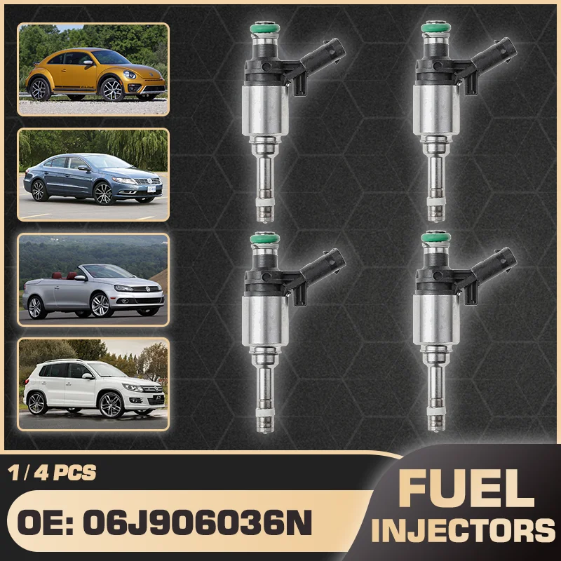

Fuel Injectors For Volkswagen Golf A6 VW Vento VW Jetta VW Passat VW Passat CC VW Vento 06J906036N 06H906036G Car Accessories